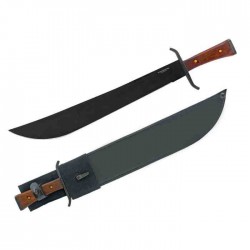 Couteau Condor German Aviator Machete Lame Acier Carbone 1075 Etui Cuir El Salvador CTK182216HC - Livraison Gratuite