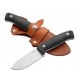 Couteau LionSteel M2M Lame Acier M390 Manche Black G10 Etui Cuir Made Italy LSTM2MGBK - Livraison Gratuite