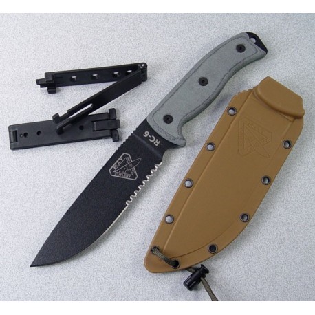 RAT Cutlery RC-6 Serrated Knife - COUTEAU DE COMBAT RC6S