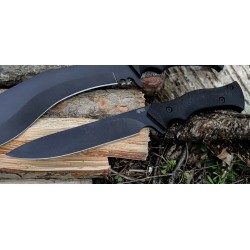 Couteau APOC Survival Wayward Camper Lame Acier 9260 Manche G10 Etui Kydex DRK35600 - Livraison Gratuite