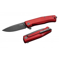 Couteau LionSTEEL Myto Red Manche Aluminium Lame Acier M390 IKBS Framelock Clip Made Italy LSTMT01ARB - Livraison Gratuite