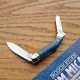 Couteau Rough Ryder Dogleg Canoe Denim Manche Micarta 2 Lames Carbone T10 RR2189 - Livraison Gratuite