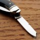 Couteau Rough Ryder Dogleg Canoe Denim Manche Micarta 2 Lames Carbone T10 RR2189 - Livraison Gratuite