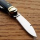 Couteau Rough Ryder Dogleg Canoe Denim Manche Micarta 2 Lames Carbone T10 RR2189 - Livraison Gratuite