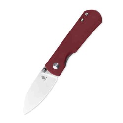 Couteau Kizer Yorkie Red Lame Acier M390 Manche Micarta IKBS Linerlock Clip KI3525S1 - Livraison Gratuite