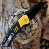 Couteau Bestech Rockface Black/Yellow Manche G10 Lame D2 Wharncliffe IKBS Linerlock Clip BTKG46B - Livraison Gratuite