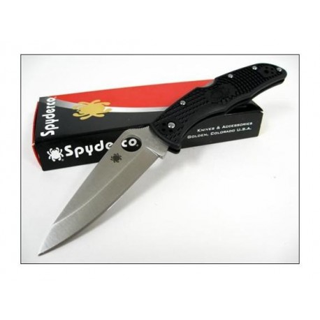 Couteau SPYDERCO Black FRN ENDURA 4 VG-10 Plain SC10PBK