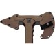 Tomahawk Cold Steel Trench Hawk Flat Dark Earth Lame Acier 1055 Forgée Etui Secure-Ex CS90PTHF - Livraison Gratuite