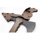 Tomahawk Cold Steel Trench Hawk Flat Dark Earth Lame Acier 1055 Forgée Etui Secure-Ex CS90PTHF - Livraison Gratuite