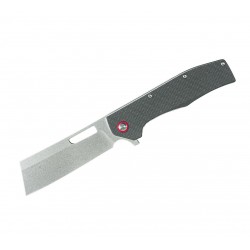 Couteau ABKT Tac Cleaver Lame Acier D2 Manche G10 IKBS Linerlock Clip AB1029B - Livraison Gratuite