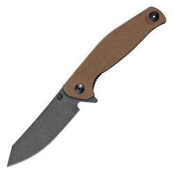 Couteau ABKT Tac Catalyst Coyote Lame Acier D2 Manche G10 IKBS Linerlock Clip AB1026TW - Livraison Gratuite