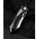 Couteau Bestech Knives Kasta Black/Beige Manche G10 Lame Acier 154CM IKBS Linerlock Clip BTKG45B - Livraison Gratuite