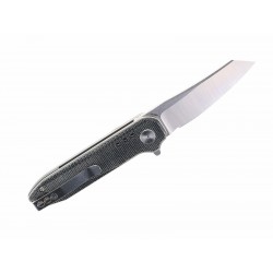 Couteau Bestech Syntax Black Micarta Lame Acier 14C28N Satin IKBS Linerlock Clip BTKG40D - Livraison Gratuite