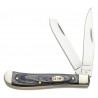 Couteau Canif Schrade Heritage Series Trapper Manche Bois Lames Acier D2 SCH1135990 - Livraison Gratuite