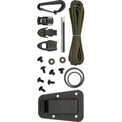 ESIZKIT ESEE Izula Kit Parts Clip Paracord Fire Start Whistle USA - Livraison Gratuite