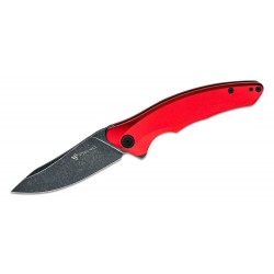 Couteau Steel Will Spica F44-05 Lame Acier 154CM Manche Red Aluminium IKBS Linerlock Clip SMGF4405 - Livraison Gratuite