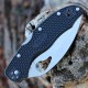 Couteau Spyderco Byrd Harrier 2 Lightweight Lame Acier 8Cr13MoV Manche FRN Lockback Clip BY01PBKWC2 - Livraison Gratuite