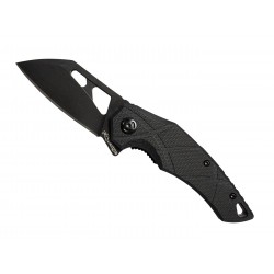 Couteau Fox Edge Atrax Black Lame Acier 8Cr13MoV Manche G10 IKBS Linerlock Clip FE010 - Livraison Gratuite