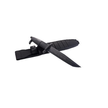 EX0485BLK Extrema Ratio AMF Fixed Blade Black N690 Blade Forprene Handle Cordura Sheath Italy - Livraison Gratuite