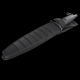 EX0485BLK Extrema Ratio AMF Fixed Blade Black N690 Blade Forprene Handle Cordura Sheath Italy - Livraison Gratuite
