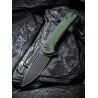 Couteau CIVIVI Conspirator Green Manche Micarta Lame Acier Nitro-V IKBS Button Lock Clip CIVC210062 - Livraison Gratuite