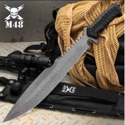 Couteau de Combat United Cutlery M48 OPS Combat Machete Gen II Lame Acier 3Cr13 Etui Nylon UC3488 - Livraison Gratuite