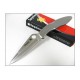 SC7P Couteau Spyderco Police Plain Edge Lame Acier VG-10 Manche Acier Made In Japan - Livraison Gratuite
