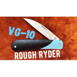 Couteau Rough Ryder Wharncliffe Lame Acier VG10 Manche Aluminium RR2202 - Livraison Gratuite