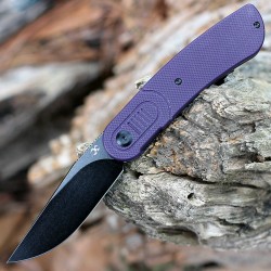 Couteau Kansept Reverie Purple Manche Purple G10 Lame Acier 154CM IKBS Linerlock Clip KT2025A5 - Livraison Gratuite