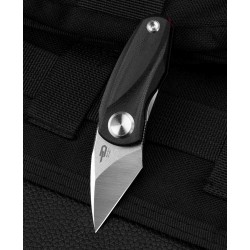 Bestech Tulip Black Lame Tanto Acier 14C28N Manche G10 IKBS Linerlock Clip BTKG38A - Livraison Gratuite