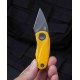 Couteau Bestech Tulip Yellow Lame Tanto Acier 14C28N Manche G10 IKBS Linerlock Clip BTKG38F - Livraison Gratuite