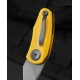 Couteau Bestech Tulip Yellow Lame Tanto Acier 14C28N Manche G10 IKBS Linerlock Clip BTKG38F - Livraison Gratuite