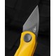 Couteau Bestech Tulip Yellow Lame Tanto Acier 14C28N Manche G10 IKBS Linerlock Clip BTKG38F - Livraison Gratuite