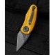 Couteau Bestech Tulip Yellow Lame Tanto Acier 14C28N Manche G10 IKBS Linerlock Clip BTKG38F - Livraison Gratuite