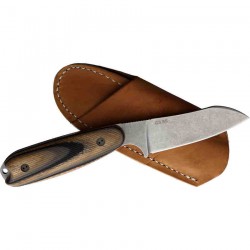 BRAD35SF115 Couteau Bradford Guardian 3.5 G-Wood Lame Acier N690 Etui Cuir USA - Livraison Gratuite