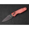 Couteau CMB Made Knives Predator Red Manche Micarta Lame Acier D2 IKBS Axis Lock Clip CMB08RB - Livraison Gratuite