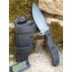 Couteau TOPS Silent Hero 4 Lame Acier Carbone 1095 Manche Micarta Etui Kydex Made USA TPHER0401 - Livraison Gratuite