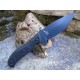 Couteau TOPS Silent Hero 4 Lame Acier Carbone 1095 Manche Micarta Etui Kydex Made USA TPHER0401 - Livraison Gratuite