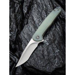 Couteau CIVIVI Mini Sandbar Jade Lame Acier Nitro-V Manche G10 IKBS Linerlock Clip CIVC200112 - Livraison Gratuite