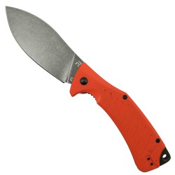 Couteau REVO Ness Orange Lame Acier D2 Manche G10 IKBS Linerlock CLip REVNESSORG - Livraison Gratuite