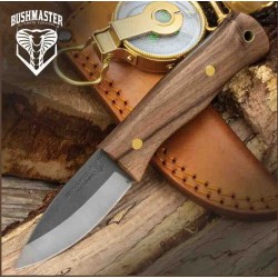 Couteau Bushmaster Bantam Bushcrafter Lame Acier Carbone 1095 Etui Cuir United Cutlery UC3483 - Livraison Gratuite