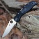 Couteau Spyderco Stretch 2 XL Serrated Lame Acier VG-10 Manche FRN Lockback Made In Japan SC258SBK - Livraison Gratuite