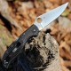 Couteau Spyderco Stretch 2 XL Plain Lame Acier VG-10 Manche FRN Lockback Made In Japan SC258PBK - Livraison Gratuite