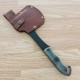 Hache Ontario Camp Plus Hatchet Lame Acier Carbone 1075 Manche Micarta Etui CUir Made USA ON4230 - Livraison Gratuite