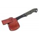 Hache Ontario Camp Plus Hatchet Lame Acier Carbone 1075 Manche Micarta Etui CUir Made USA ON4230 - Livraison Gratuite