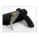 Couteau SPYDERCO Black G-10 Civilian SERRATED SC12GS