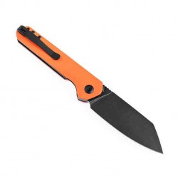 Couteau Kansept Bulldozer Orange Manche G10 Lame Acier D2 IKBS Linerlock Clip KT1028A7 - Livraison Gratuite