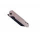 Couteau Kansept Bulldozer Brown Manche Micarta Lame Acier D2 IKBS Linerlock Clip KT1028A1 - Livraison Gratuite