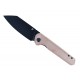 Couteau Kansept Bulldozer Brown Manche Micarta Lame Acier D2 IKBS Linerlock Clip KT1028A1 - Livraison Gratuite