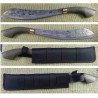 Machette My Parang Duku Chandong 12" Carbone 5160 Manche Bois Etui Nylon Made In Malaysia MYPCDGT12 - Livraison Gratuite